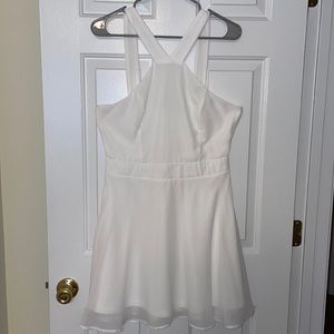 White cocktail dress
